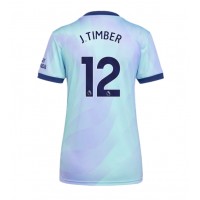 Echipament fotbal Arsenal Jurrien Timber #12 Tricou Treilea 2024-25 pentru femei maneca scurta